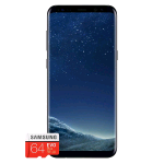 SAMSUNG G955F GALAXY S8+ 6.2" OCTA CORE 64GB RAM 4GB 4G LTE IP68 + MICRO SD 64GB EVO PLUS ITALIA BLACK