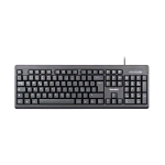 VULTECH KEY-609 TASTIERA CON CAVO USB 2.0 LAYOUT ITALIANO 105 TASTI NERO