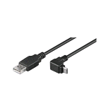 NILOX CAVO USB A/MICRO USB B 90° 1.8MT BULK NERO