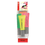 STABILO NEON EVIDENZIATORE COLORI ASSORTITI 4 Pz