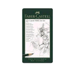FABER CASTELL SET ASSORTITO MATITE DA 8B FINO A 2H GRAFITE CONF 12 Pz.