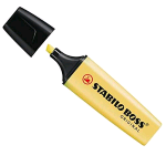 STABILO BOSS ORIGINAL PASTEL EVIDENZIATORE GIALLO BANANA 10 Pz.