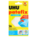UHU PATAFIX INVISIBILE 56 GOMMINI IDEALE PER POSTER FOTO CARTOLINE MEMO E DECORAZIONI SU MURI
