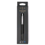 PARKER JOTTER PENNA A SFERA INCHIOSTRO BLU PUNTA MEDIA CONF. BLISTER COLORE SILVER/BLACK