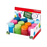 STABILO EASY ESPOSITORE TEMPERAMATITE ERGONOMICO COLORI ASSORTITI CONF 12 Pz.