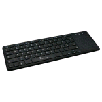 TECHMADE TM-BK268T TASTIERA WIRELESS CON TOUCHPAD LAYOUT ITALIANO BLACK