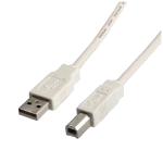 NILOX CAVO USB A M/USB B 0.8 MT BIANCO