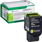 LEXMARK C242XY0 TONER GIALLO 3.500 PAGINE PER C2425DW / C2535DW / MC2425ADW / MC2535ADWE / MC2640ADWE