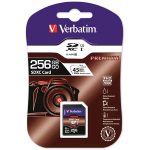 VERBATIM PREMIUM 256GB SDXC CLASSE 10 UHS-I