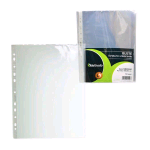 METODO BUSTE CON FORATURA UNIVERSALE LISCIA IN PP CM 22X30 A4 TRASPARENTE CONF 50 Pz.