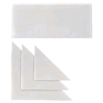 SEI ROTA TR10 CR TASCA ADESIVA IN PVC CM 10X10 TRASPARENTE CONF 100 Pz.