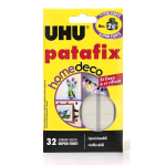 UHU PATAFIX HOMEDECO 32 GOMMINI ADESIVI RIPOSIZIONABILI COLORE BIANCO