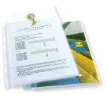 SEI ROTA ATLA GS BUSTE A SOFFIETTO CON FORATURA UNIVERSALE IN PP CM 21X29.7 A4 TRASPARENTE CONF 10 Pz.