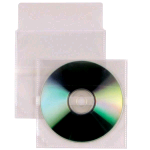 SEI ROTAINSERT BUSTE PORTA CD/DVD IN PP LISCIO CM 12X12.5 CON PATELLA E SRISCIA AUTUADESIVE TRASPARENRE CONF 500 Pz.