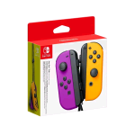 NINTENDO SWITCH COPPIA CONTROLLER JOY-CON VIOLA E ARANCIONE NEON