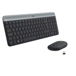 LOGITECH MK470 KIT TASTIERA + MOUSE WIRELESS LAYOUT ITALIANO NERO