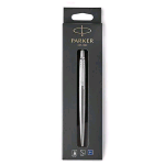 PARKER JOTTER STAINLESS STEEL PENNA A SFERA A SCATTO BLU PUNTA TONDA 1mm RICARICABILE