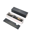 PARKER IM PREMIUM BLACK GOLD GT PENNA A SFERA A SCATTO NERO PUNTA TONDA 1mm CONF REGALO