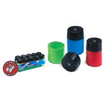 LEBEZ TEMPERAMATITE IN PLASTICA 1 FORO CON SERBATOIO COL. ASSORTITI CONF 10 Pz.