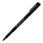 FABER CASTELL MULTIMARK MARCATORE PERMANENTE NERO PUNTA CONICA 0.60 mm CONF 10 Pz.