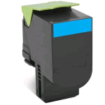 LEXMARK 80C2HCE TONER CIANO PER CX410 510 3.000 PAGINE