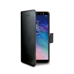 CELLY SAMSUNG GALAXY A6+ (2018) CUSTODIA IN ECOPELLE COLORE BLACK