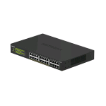 NETGEAR GS324P SWITCH 1U NON GESTITO 24 PORTE LAN RJ-45 FULL DUPLEX 10/100/1000 Mbps POE COLORE NERO