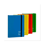 BREFIOCART NEW COLOR CARTELLA 3 LEMBI CON ELASTICO PIATTO 250X350 mm DORSO 5 CM COL. BLU 