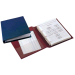 SEI ROTA SANREMO RACCOGLITORE 4 ANELLI A D DA 25MM IN COLPAN 220X300MM DORSO 4.5CM COL.BLU 