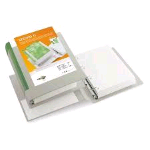 SEI ROTA STELVIO RACCOGLITORE PERSONALIZZABILE 4 ANELLI A Q DA 65MM IN COLPAN 220X300MM DORSO 9.5CM COL. BIANCO