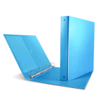 SEI ROTA NETTUNO RACCOGLITORE 4 ANELLI TONDI 30MM IN STRATOPAN 220X300MM A4 DORSO 3CM COL. AZZURRO