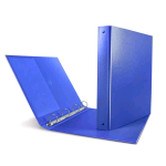 SEI ROTA NETTUNO RACCOGLITORE 4 ANELLI TONDI 30MM IN STRATOPAN 220X300MM A4 DORSO 3CM COL. BLU