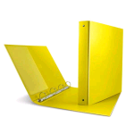 SEI ROTA NETTUNO RACCOGLITORE 4 ANELLI TONDI 30MM IN STRATOPAN 220X300MM A4 DORSO 3CM COL. GIALLO