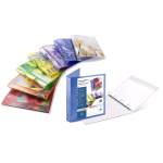 SEI ROTA MYTO TI  RACCOGLITORE 4 ANELLI A D 30MM IN PP 22X300MM A4 DORSO 3CM COL. TRASPARENTE