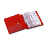 SEI ROTA STELVIO RACCOGLITORE 2 ANELLI TONDI 25MM IN COLPAN 220X300MM A4 DORSO 4CM COL. ROSSO