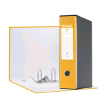 ESSELTE EUROFILE G55 REGISTRATORE FORMATO PROTOCOLLO 230X330X80 mm COL. GIALLO CONF 6 Pz.