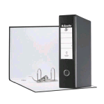 ESSELTE EUROFILE G55 REGISTRATORE FORMATO PROTOCOLLO 230X330X80 mm COL. NERO CONF 6 Pz.
