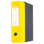 ESSELTE EUROFILE G53 REGISTRATORE FORMATO COMMERCIALE 230X300X80 mm COL. GIALLO VIVIDA CONF 6 Pz.