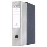 ESSELTE EUROFILE G53 REGISTRATORE FORMATO COMMERCIALE 230X300X80 mm COL. GRIGIO METALLIZZATO CONF 6 Pz.