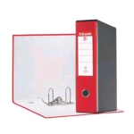 ESSELTE EUROFILE G55 REGISTRATORE FORMATO PROTOCOLLO 230X330X80 mm COL. ROSSO CONF 6 Pz.