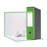 ESSELTE EUROFILE G53 REGISTRATORE FORMATO COMMERCIALE 230X300X80 mm COL. VERDE VIVIDA CONF 6 Pz.