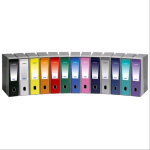 FAVORIT UNICO REGISTRATORE FORMATO COMMERCIALE 230X300X80 mm COL. NERO