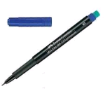 FABER CASTELL MULTIMARK MARCATORE PERMANENTE PUNTA CONICA 0.40 mm COL. BLU CONF 10 Pz.