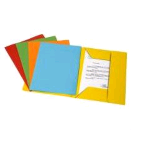 FRASCHINI BRISTOL CARTELLINE 3 LEMBI IN CARTONCINO 250X330MM COL. GIALLO CONF 25 Pz.