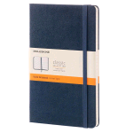 MOLESKINE TACCUINO LARGE RIGIDO CON ELASTICO 130X210 mm 240 FOGLI A RIGHE COL. BLU