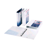 SEI ROTA STELVIO TI RACCOGLITORE 4 ANELLI TONDI 65MM IN COLPAN 220X300MM DORSO 6.5CM COL. BLU
