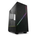 SHARKOON RGB FLOW MIDI ATX TOWER NERO