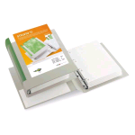 SEI ROTA STELVIO TI RACCOGLITORE PERSONALIZZABILE 4 ANELLI 80MM A Q IN COLPAN 220X300MM A4 DORSO 8 CM COL. BLU