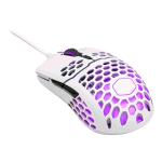 COOLER MASTER MM711 MOUSE GAMING RGB OTTICO USB 16.000 DPI BIANCO