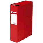 SEI ROTA SCATTO 60 CARTELLA PROGETTO IN COLPAN C/BOTTONI 350X250 mm DORSO 6 CM COL. ROSSO
